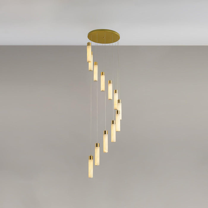 Celestial Alabaster Cascade Chandelier - Simprolos