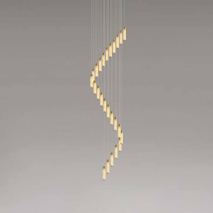 Celestial Alabaster Cascade Chandelier - Simprolos