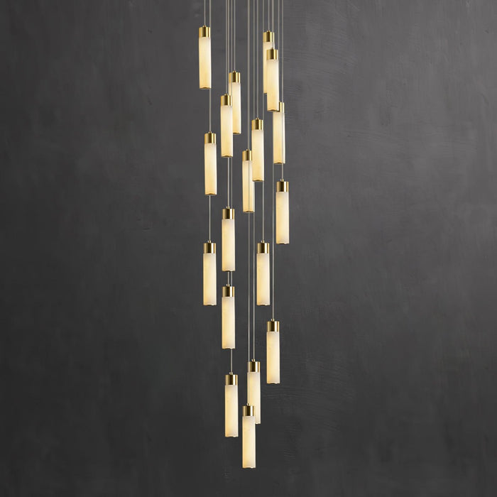 Celestial Alabaster Cascade Chandelier - Simprolos