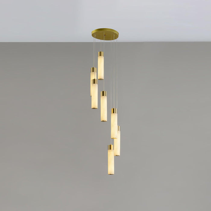 Celestial Alabaster Cascade Chandelier - Simprolos
