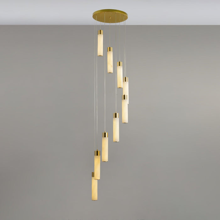 Celestial Alabaster Cascade Chandelier - Simprolos