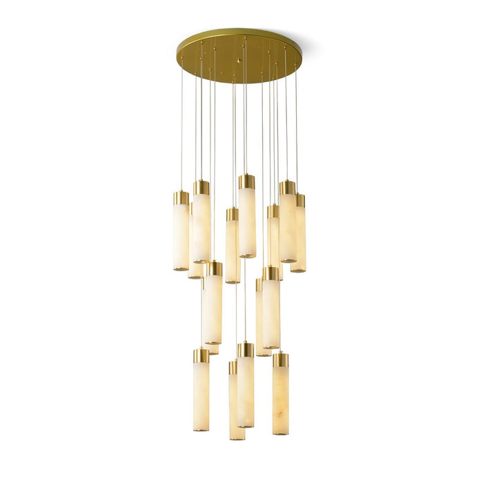 Celestial Alabaster Cascade Chandelier - Simprolos