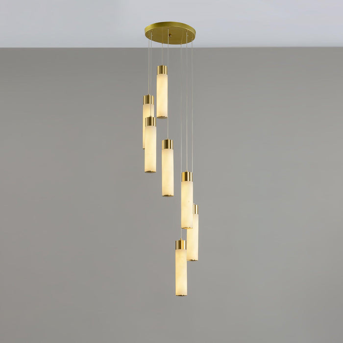 Celestial Alabaster Cascade Chandelier - Simprolos