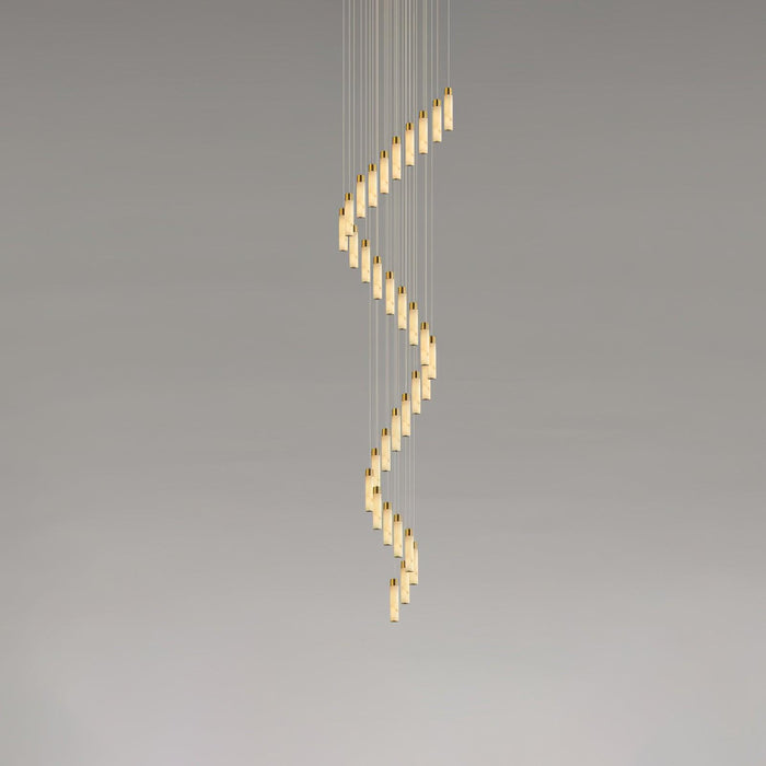 Celestial Alabaster Cascade Chandelier - Simprolos