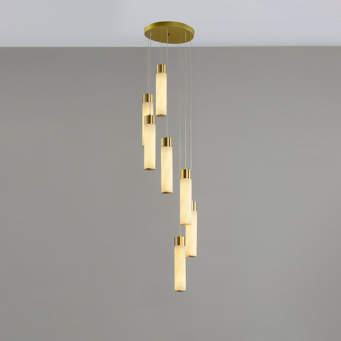 Celestial Alabaster Cascade Chandelier - Simprolos