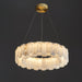 Celestial Alabaster Round Chandelier - Simprolos