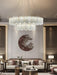 Celestial Alabaster Round Chandelier - Simprolos