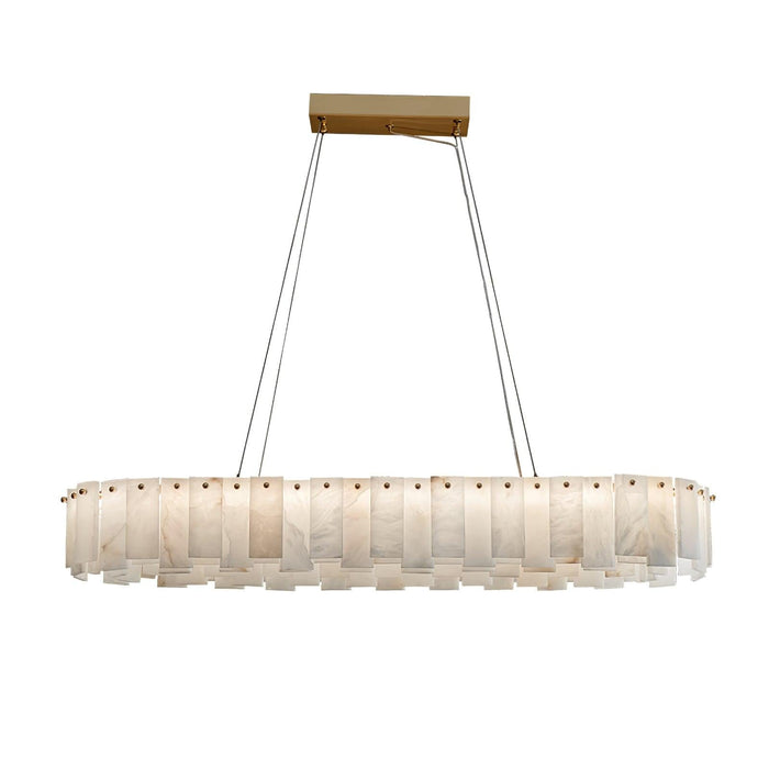 Celestial Alabaster Round Chandelier - Simprolos