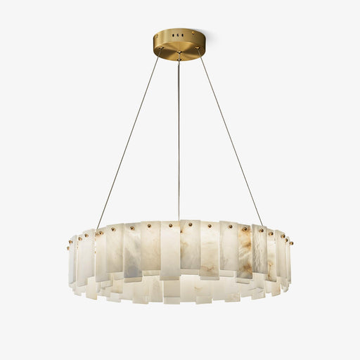 Celestial Alabaster Round Chandelier - Simprolos