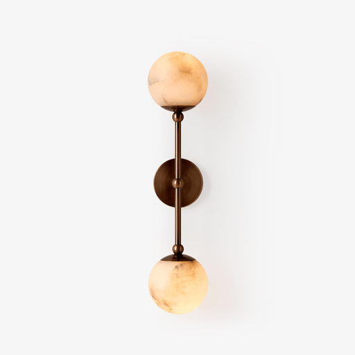Celestial Double Alabaster Sconce - Simprolos