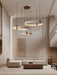 Celestial Orbit Travertine Chandelier - Simprolos