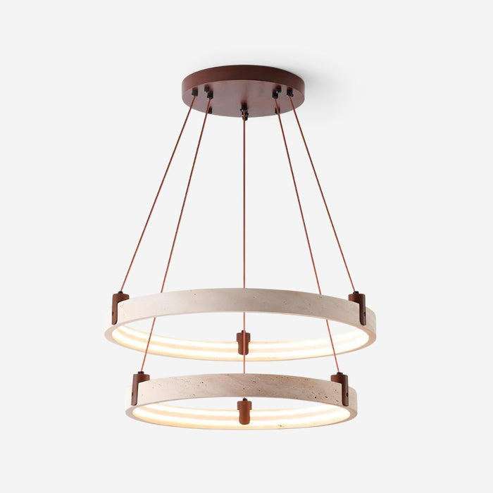 Celestial Orbit Travertine Chandelier - Simprolos