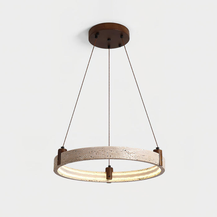 Celestial Orbit Travertine Chandelier - Simprolos