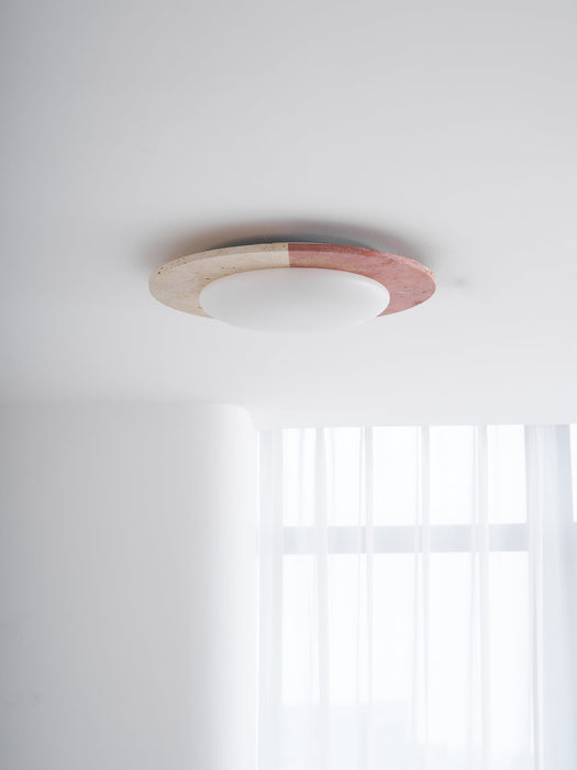 Celestial Travertine Ceiling Lamp - Simprolos