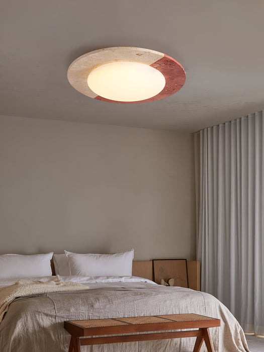 Celestial Travertine Ceiling Lamp - Simprolos