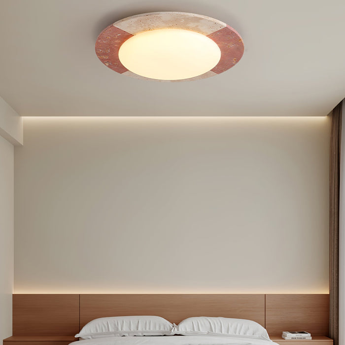 Celestial Travertine Ceiling Lamp - Simprolos