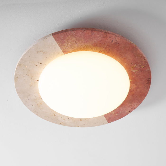 Celestial Travertine Ceiling Lamp - Simprolos