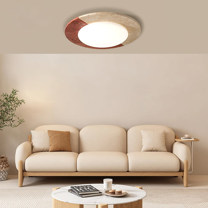 Celestial Travertine Ceiling Lamp - Simprolos