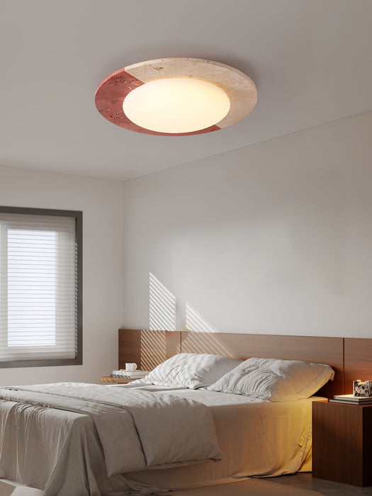 Celestial Travertine Ceiling Lamp - Simprolos