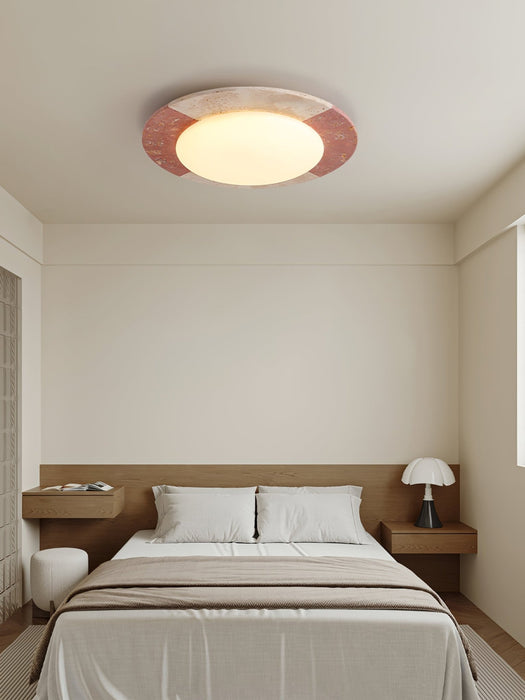 Celestial Travertine Ceiling Lamp - Simprolos