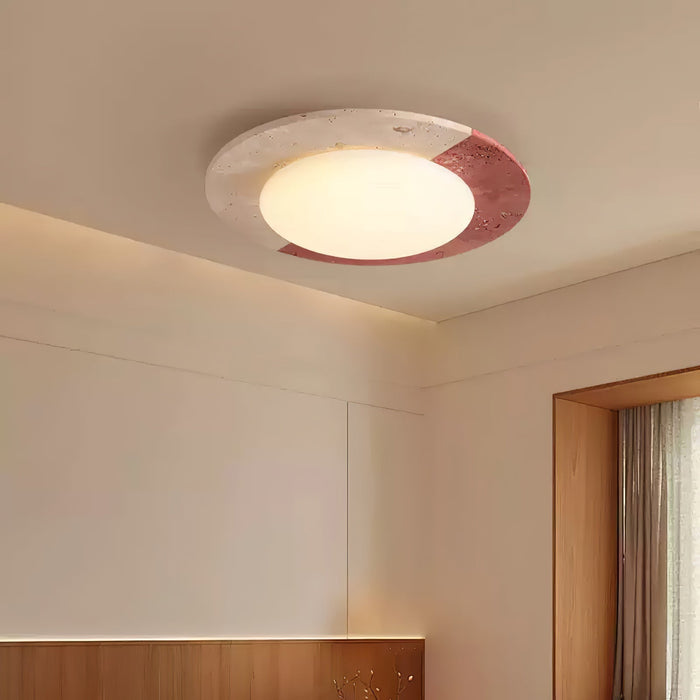 Celestial Travertine Ceiling Lamp - Simprolos