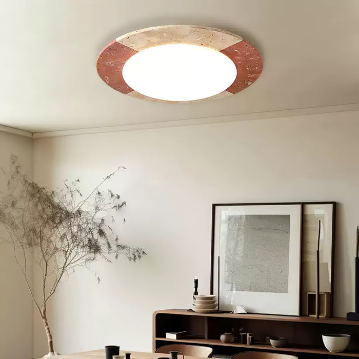 Celestial Travertine Ceiling Lamp - Simprolos