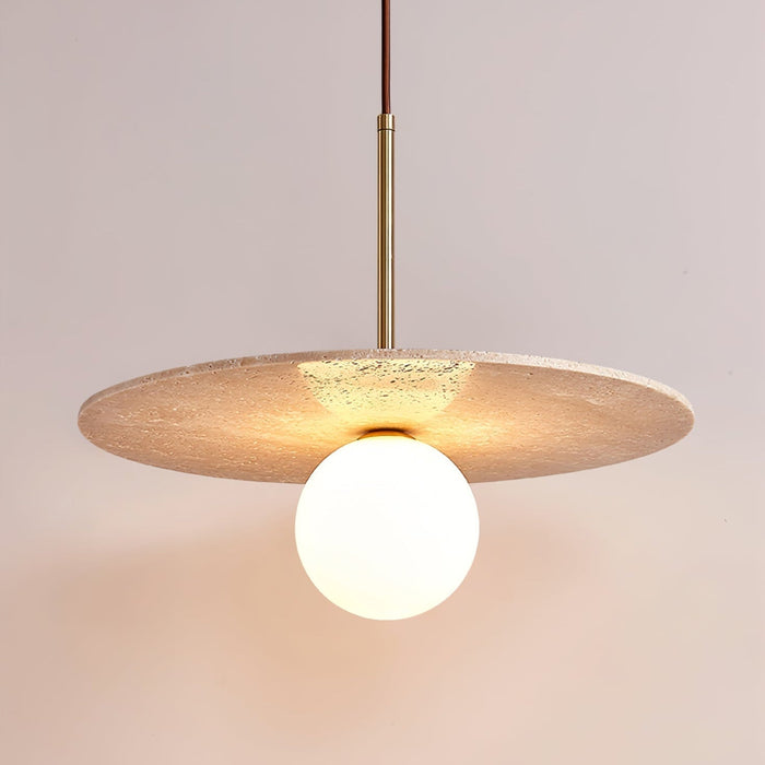Celestial Travertine Pendant Light - Simprolos