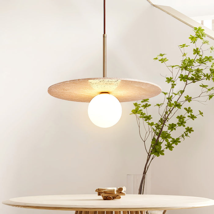 Celestial Travertine Pendant Light - Simprolos
