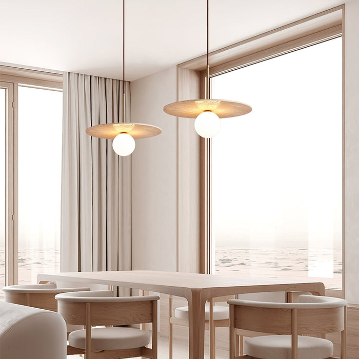Celestial Travertine Pendant Light - Simprolos