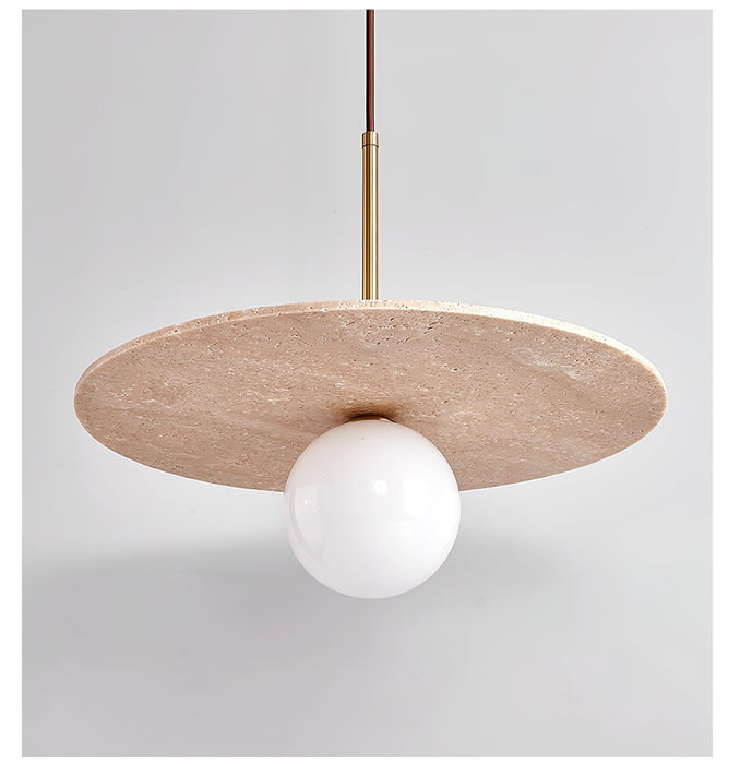 Celestial Travertine Pendant Light - Simprolos