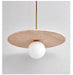 Celestial Travertine Pendant Light - Simprolos