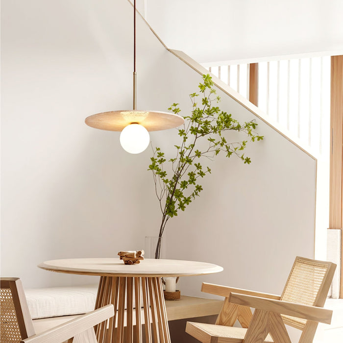 Celestial Travertine Pendant Light - Simprolos