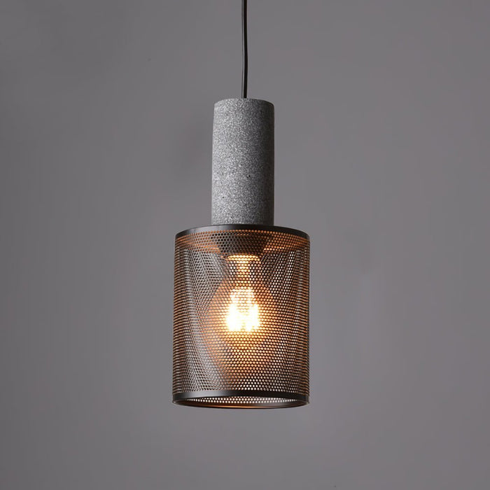 Cement Mesh Pendant Light - Simprolos