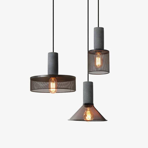 Cement Mesh Pendant Light - Simprolos