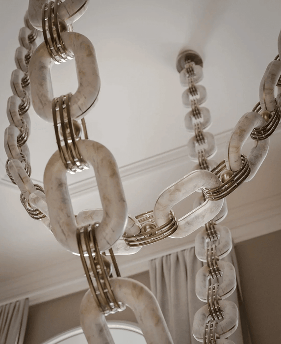 Chain Link Chandelier - Simprolos