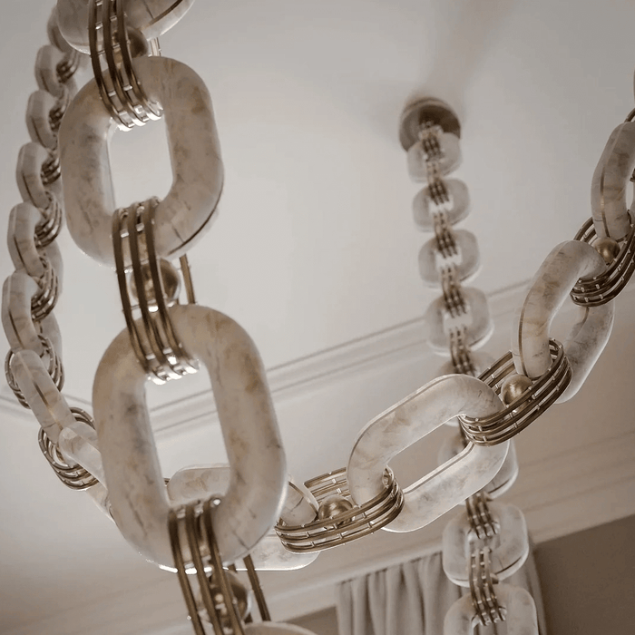 Chain Link Chandelier - Simprolos