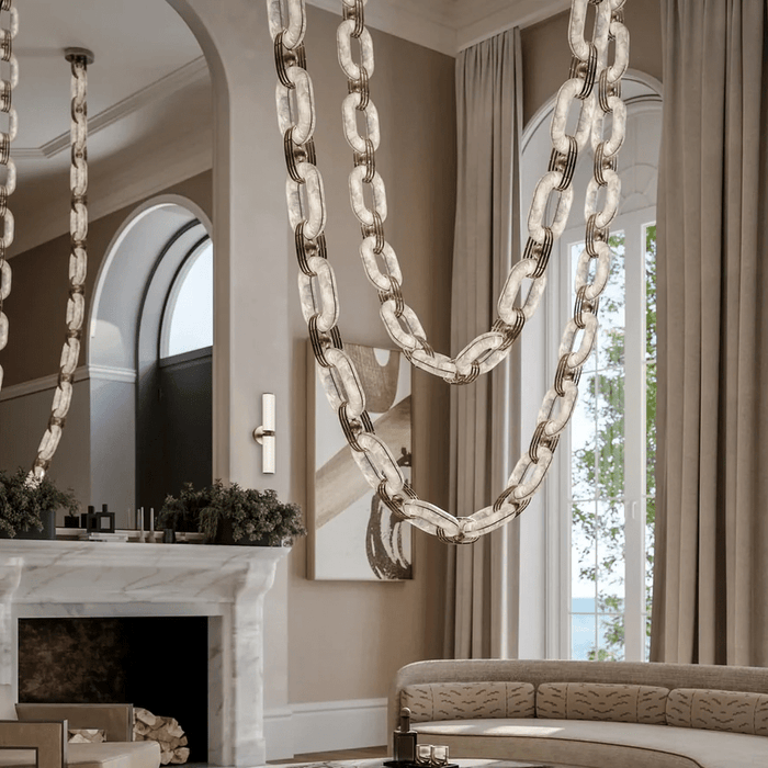 Chain Link Chandelier - Simprolos