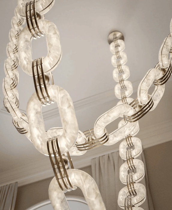 Chain Link Chandelier - Simprolos