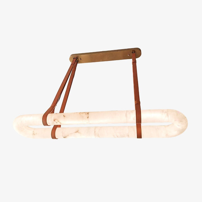 Circle Alabaster Chandelier - Simprolos