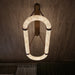 Circle Alabaster Chandelier - Simprolos
