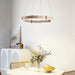 Circle Travertine Pendant Lamp - Simprolos