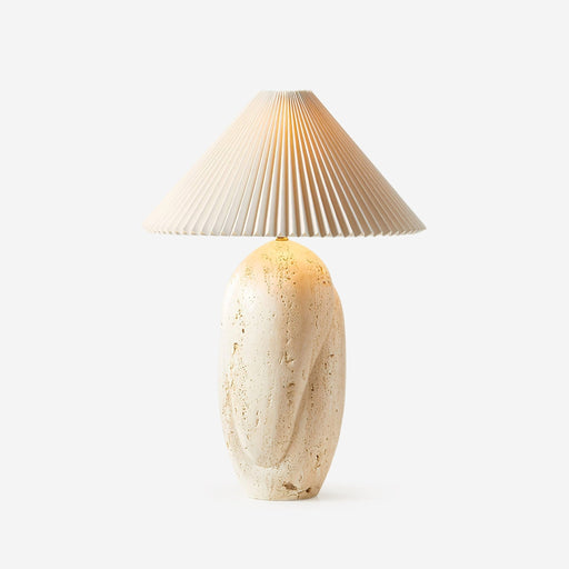 Cirra Travertine Table Lamp - Simprolos