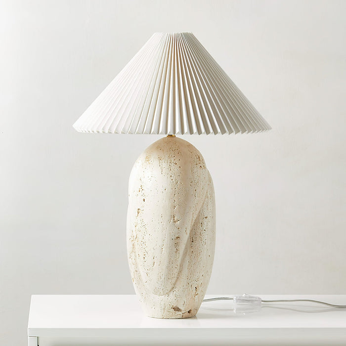 Cirra Travertine Table Lamp - Simprolos