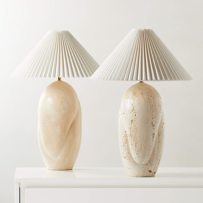 Cirra Travertine Table Lamp - Simprolos