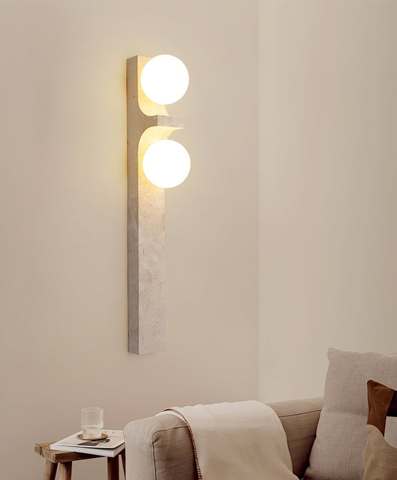 Cirra Travertine Wall Light - Simprolos