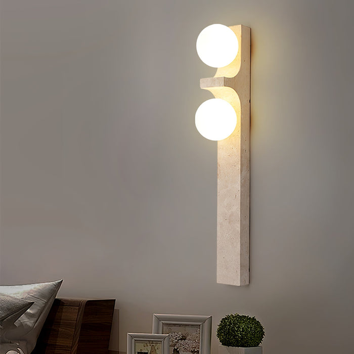 Cirra Travertine Wall Light - Simprolos