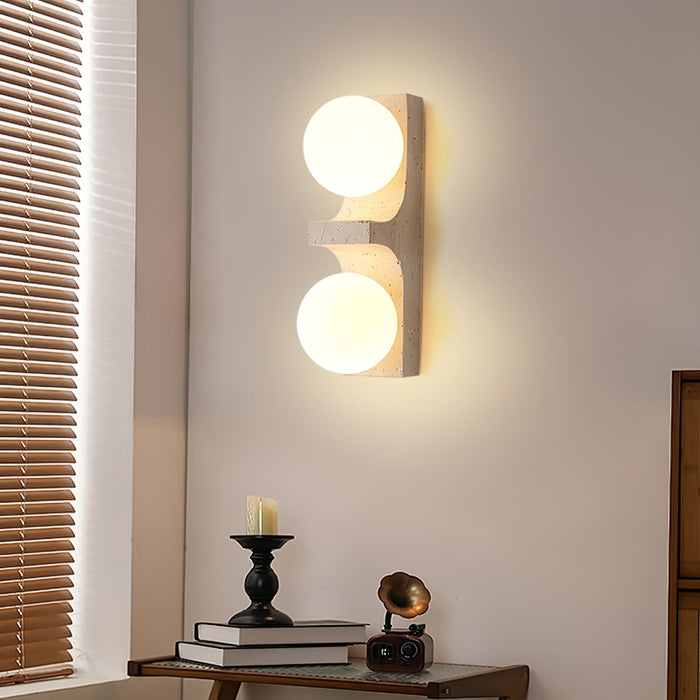 Cirra Travertine Wall Light - Simprolos