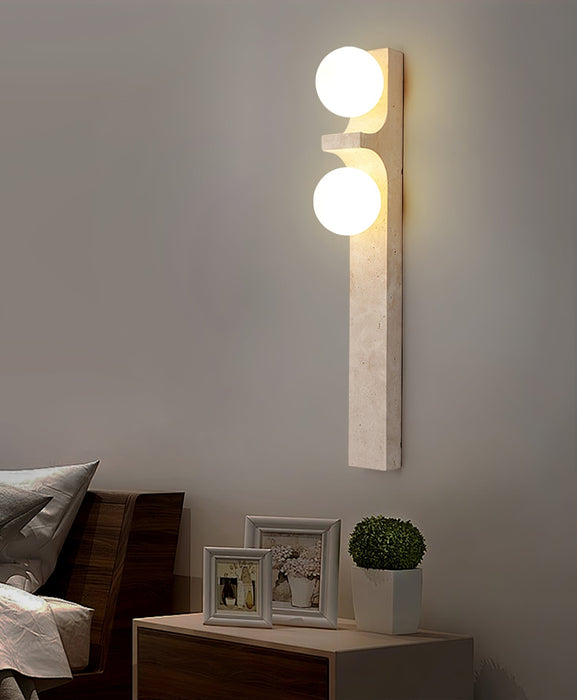 Cirra Travertine Wall Light - Simprolos