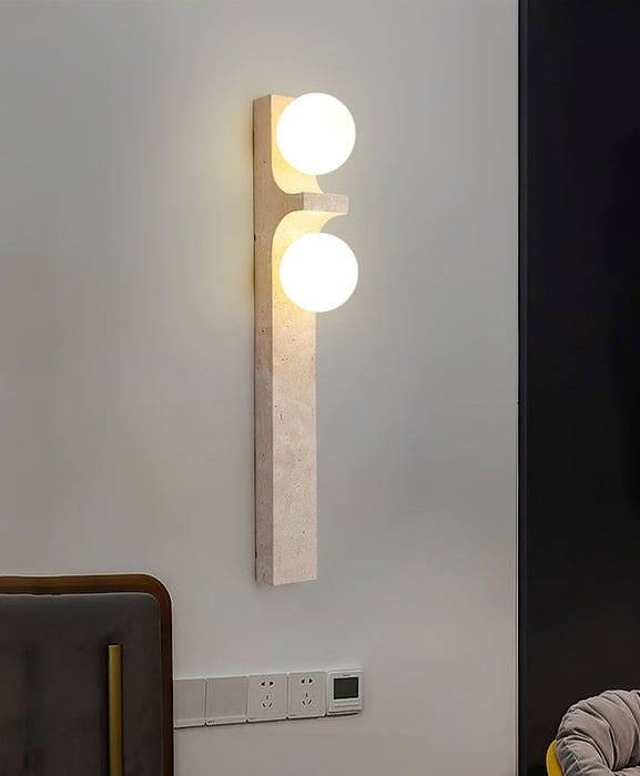 Cirra Travertine Wall Light - Simprolos