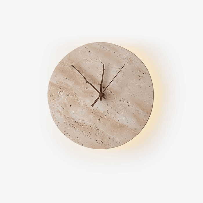Clock Travertine Wall Lamp - Simprolos